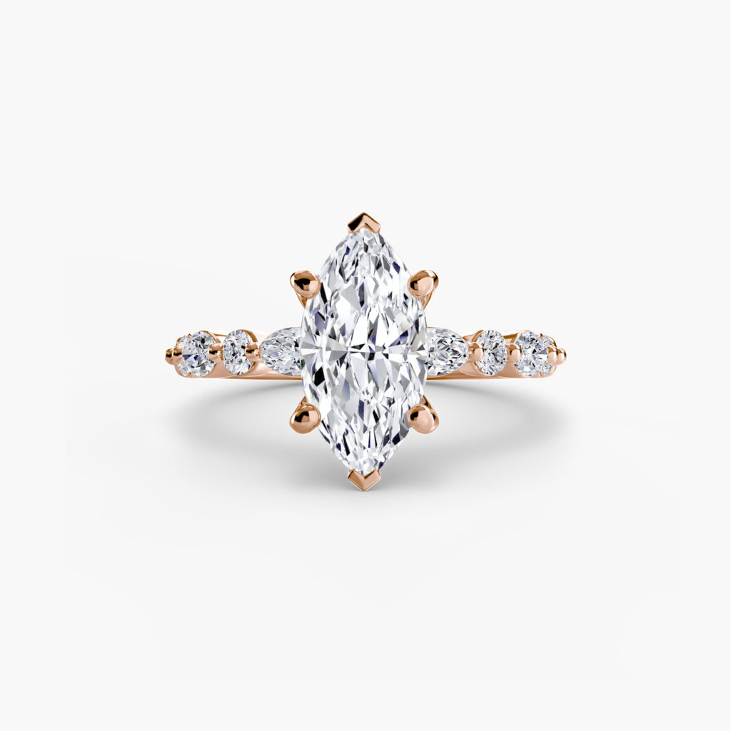 Solitaire with Eternity Pavé 2 EclectiCarat