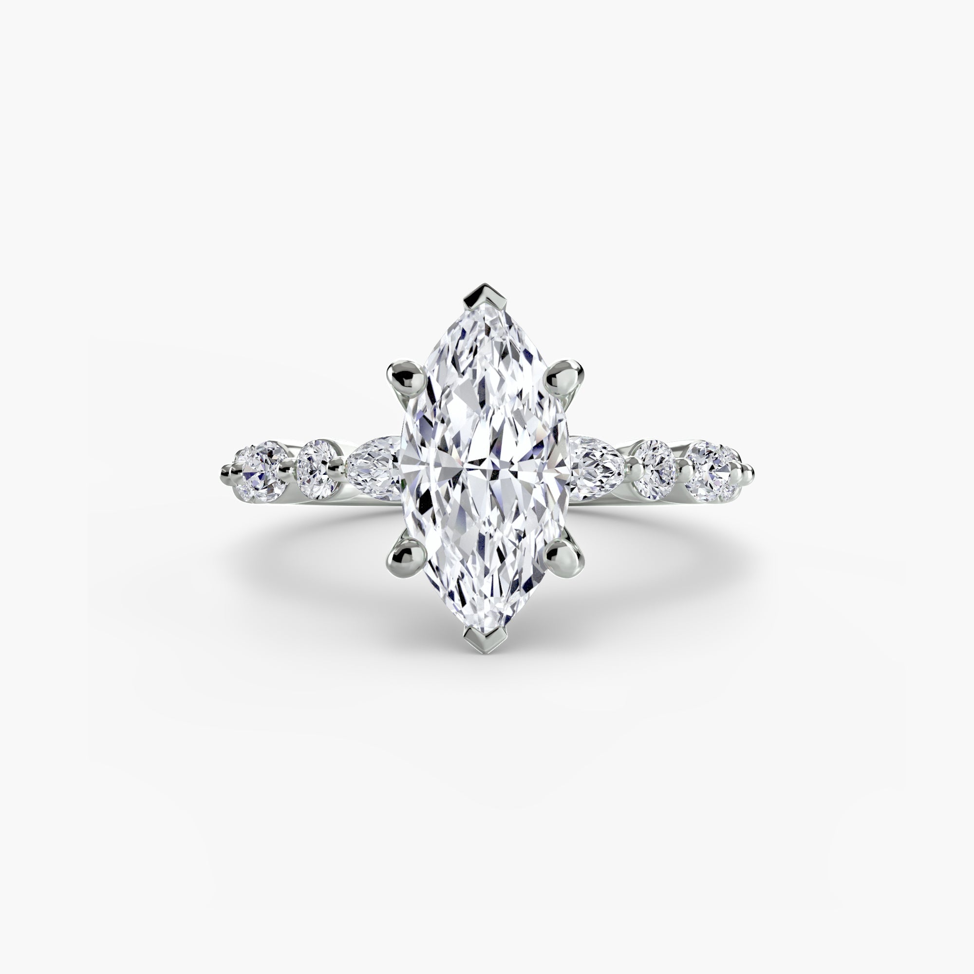 Solitaire with Eternity Pavé 2 EclectiCarat