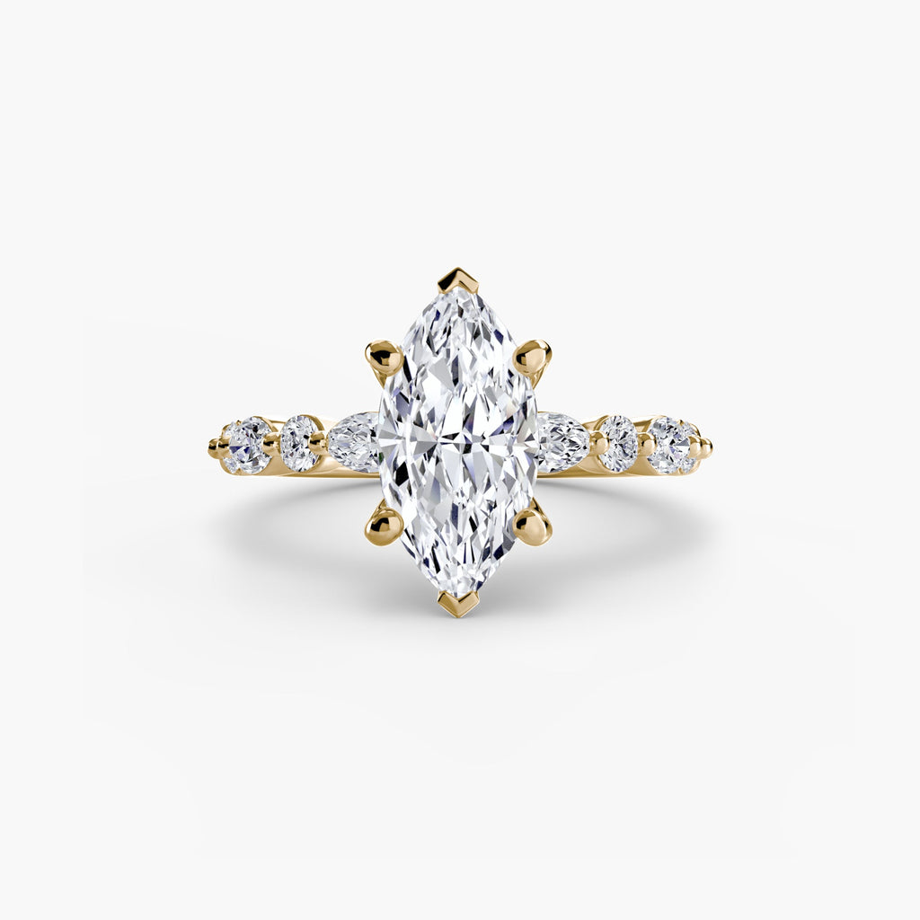 Solitaire with Eternity Pavé 2 EclectiCarat