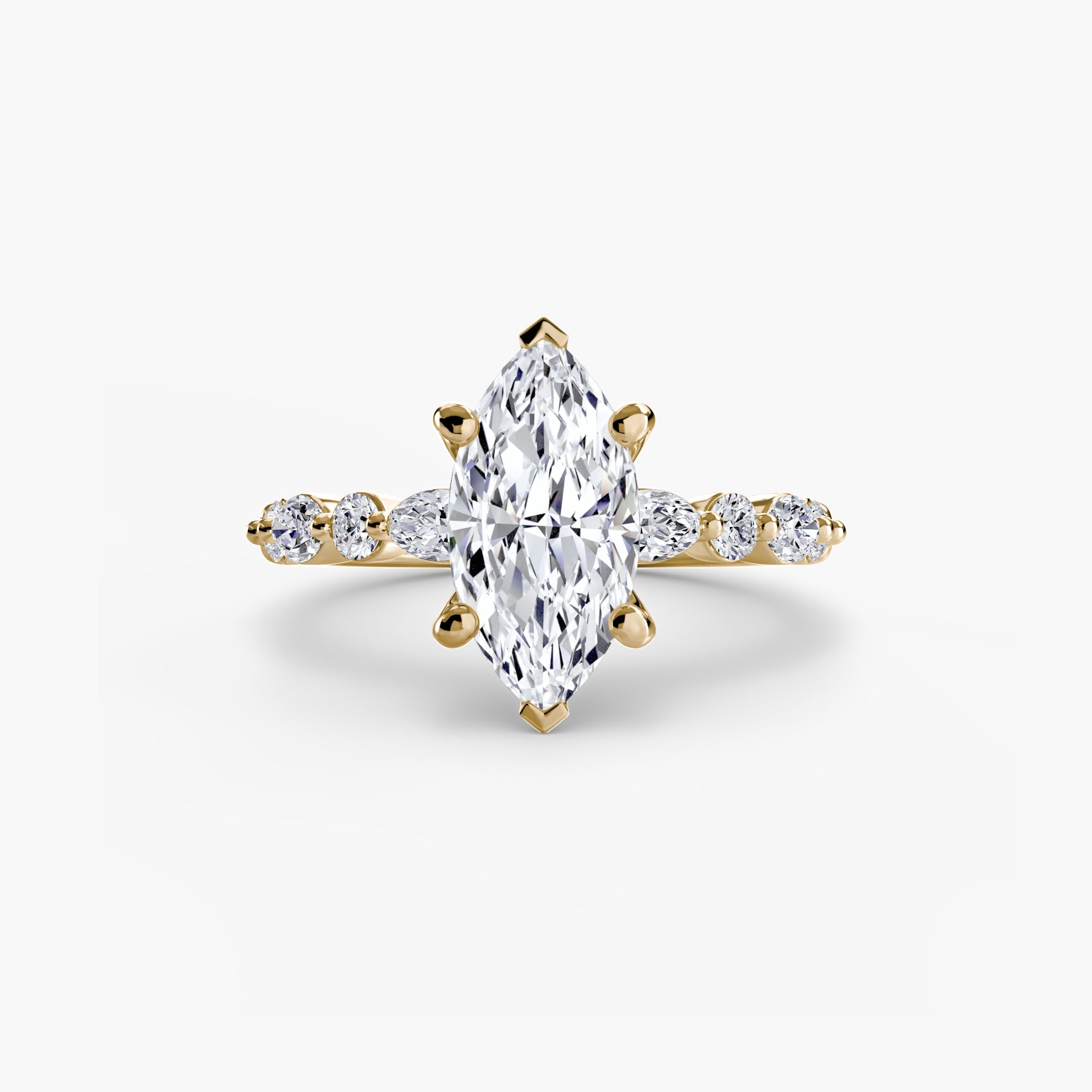 Solitaire with Eternity Pavé 2 EclectiCarat