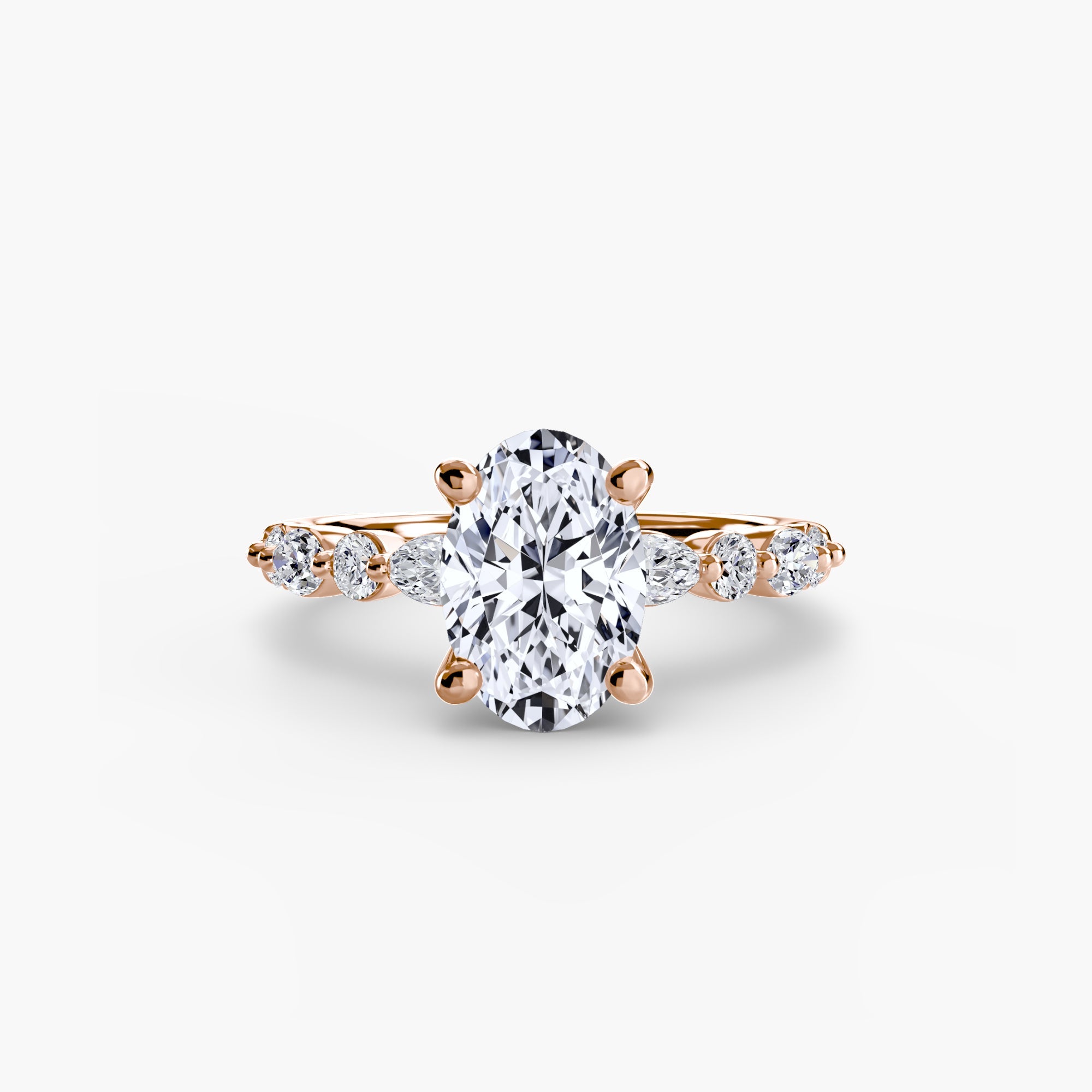 Solitaire with Eternity Pavé 2 EclectiCarat