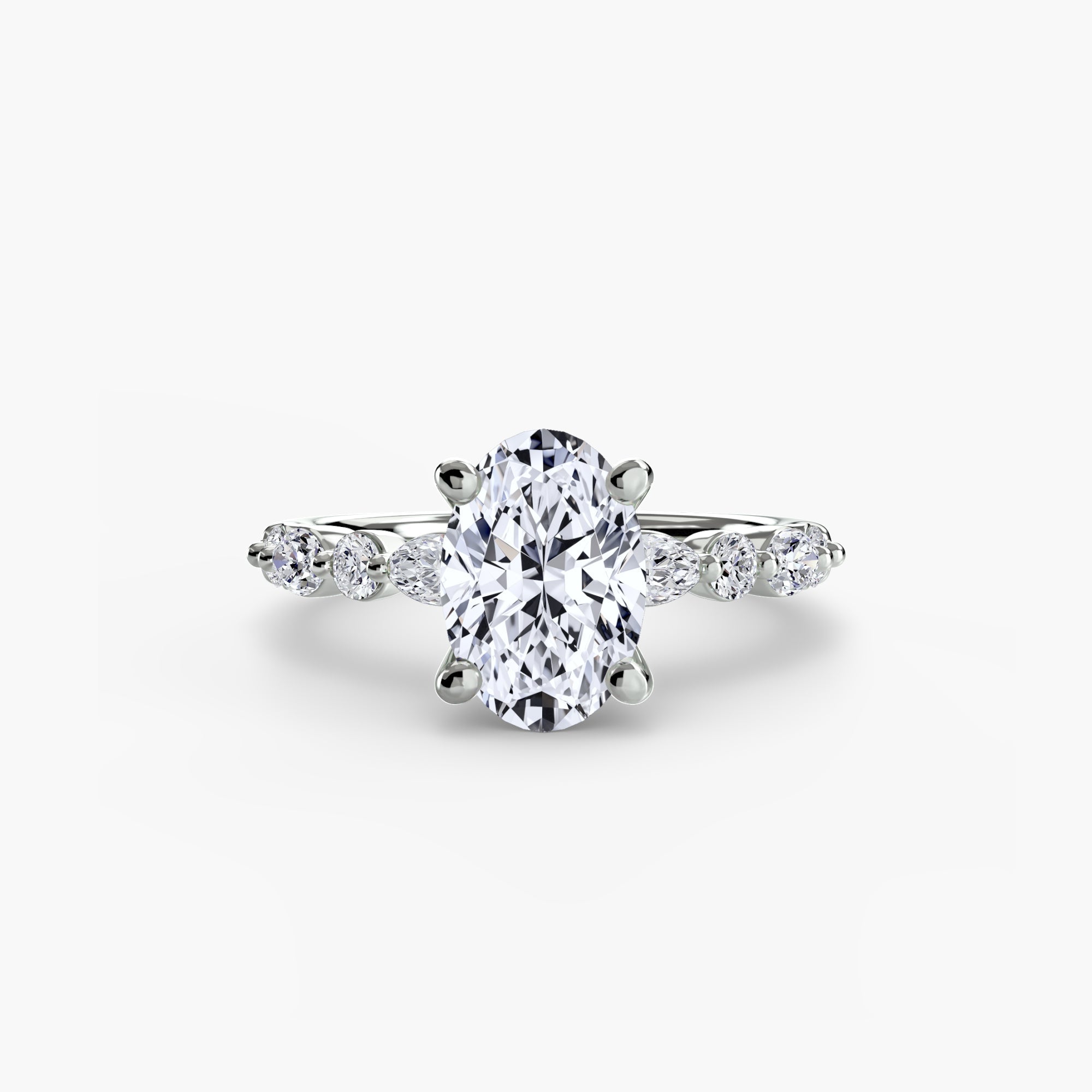 Solitaire with Eternity Pavé 2 EclectiCarat