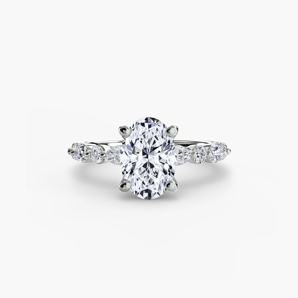 Solitaire with Eternity Pavé 2 EclectiCarat