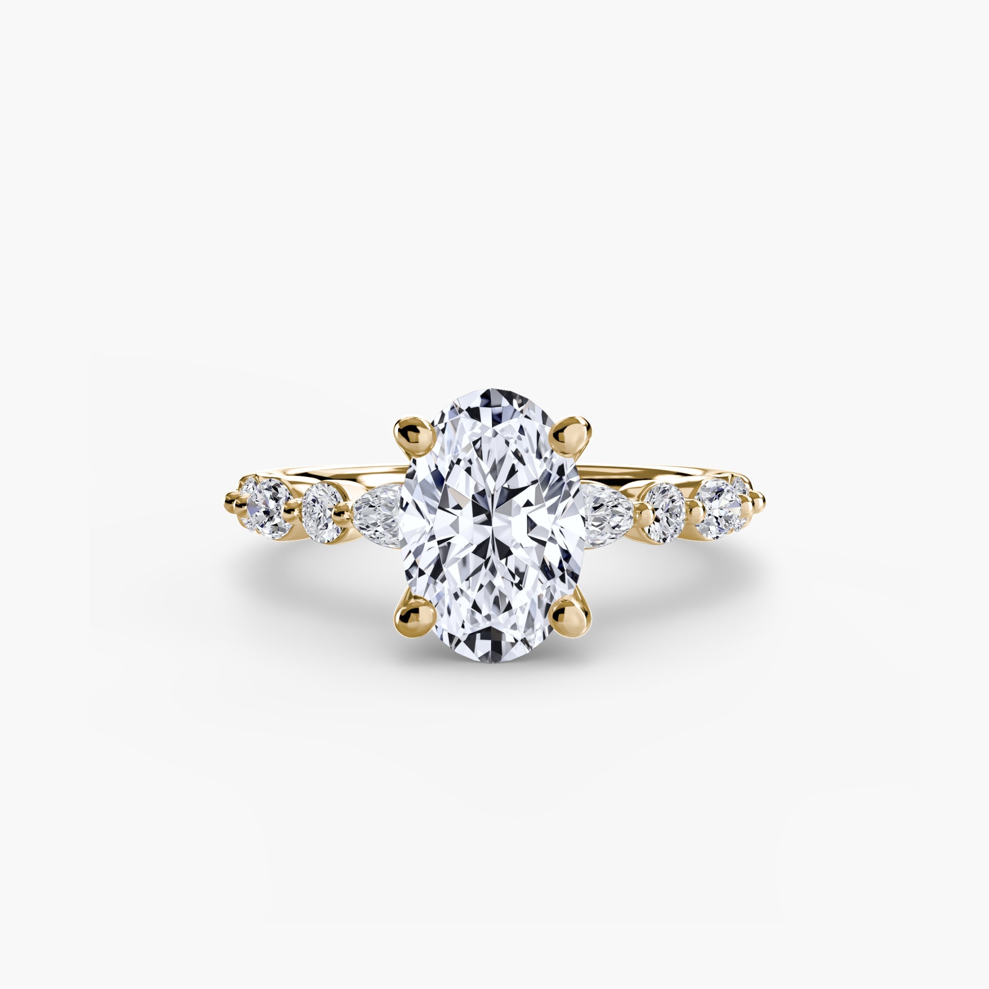 Solitaire with Eternity Pavé 2 EclectiCarat