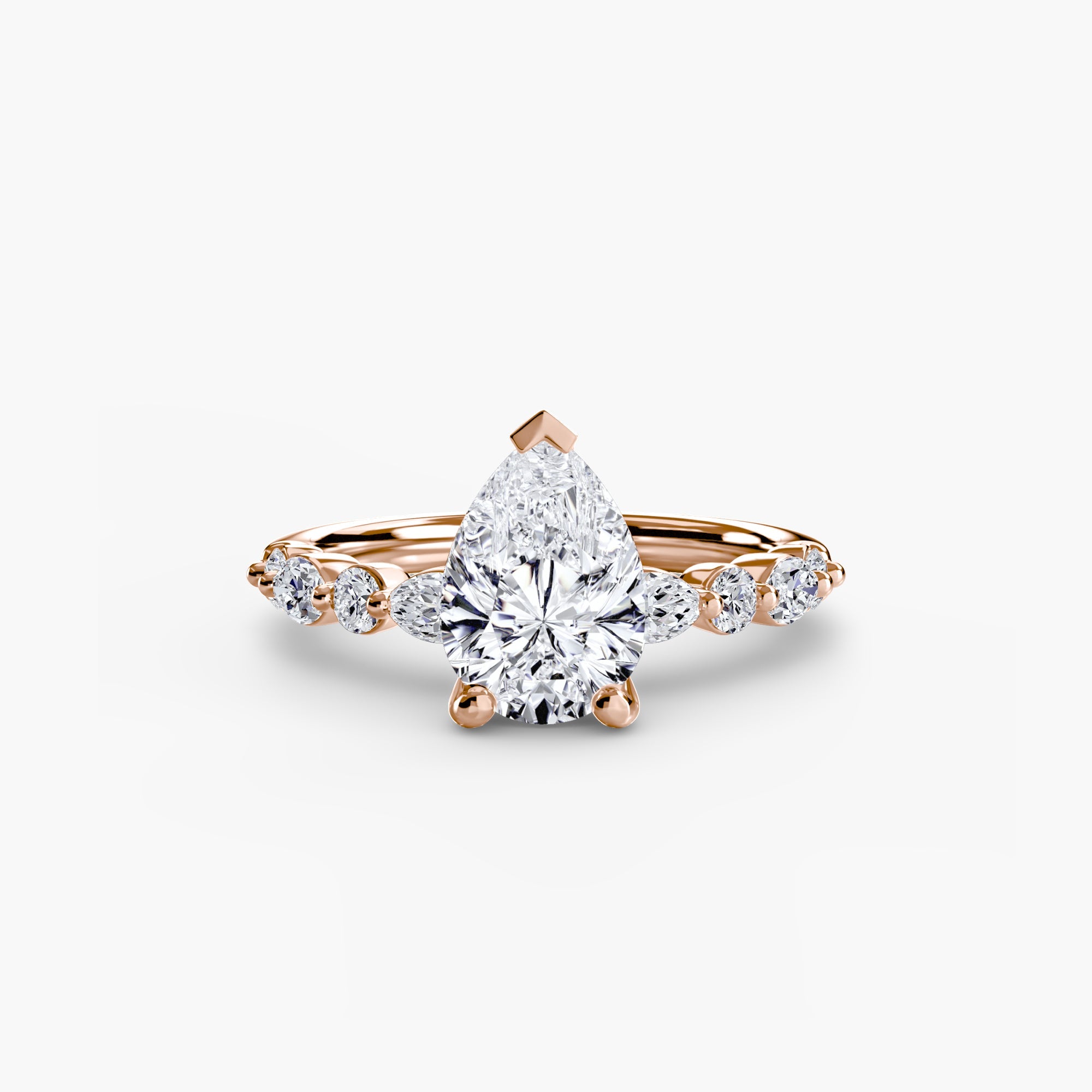 Solitaire with Eternity Pavé 2 EclectiCarat