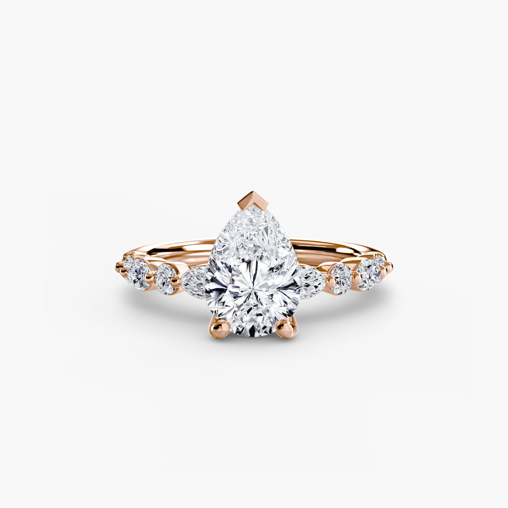 Solitaire with Eternity Pavé 2 EclectiCarat