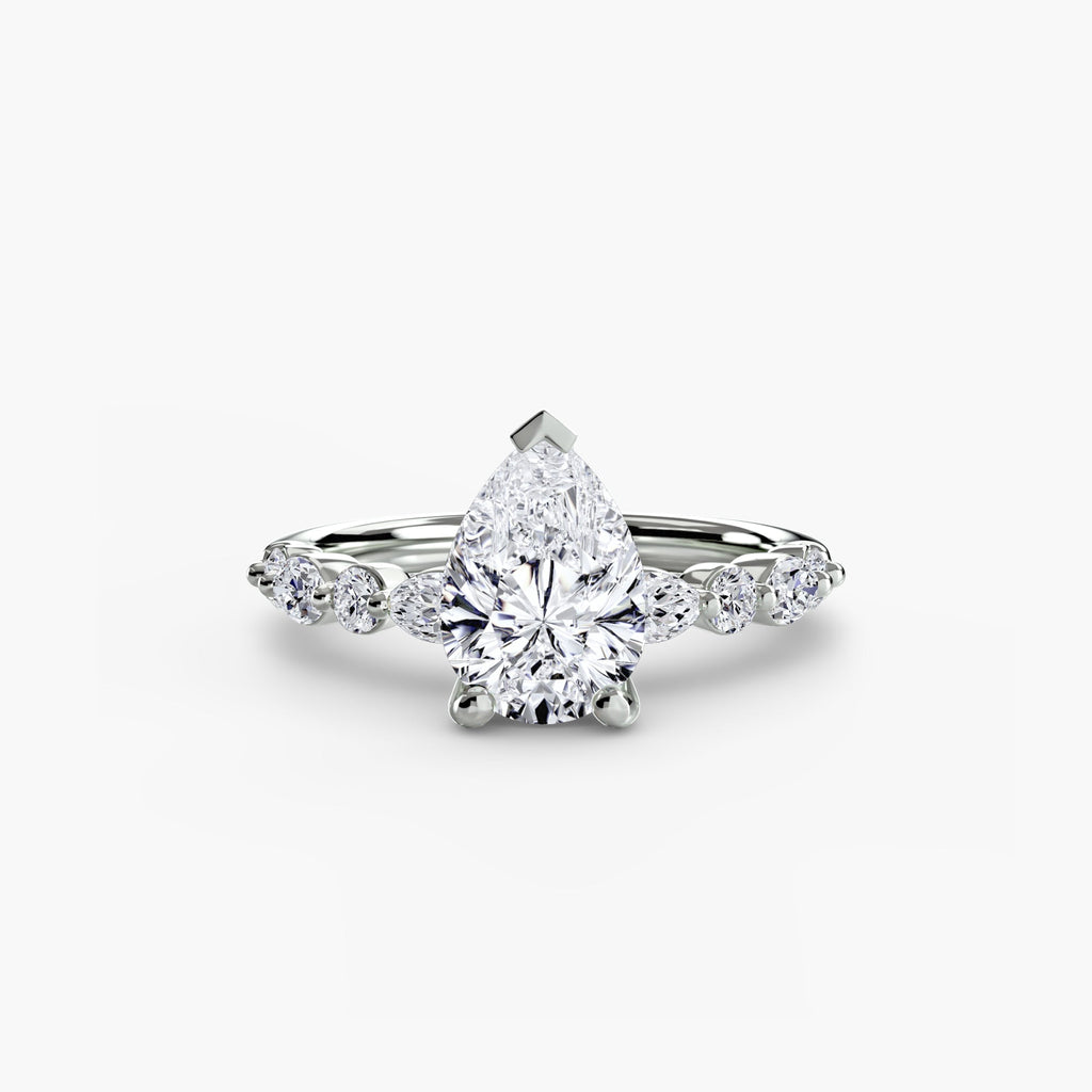 Solitaire with Eternity Pavé 2 EclectiCarat