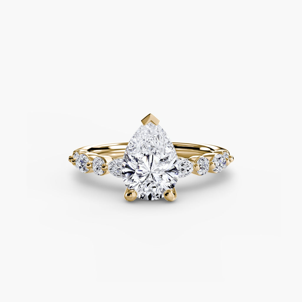 Solitaire with Eternity Pavé 2 EclectiCarat