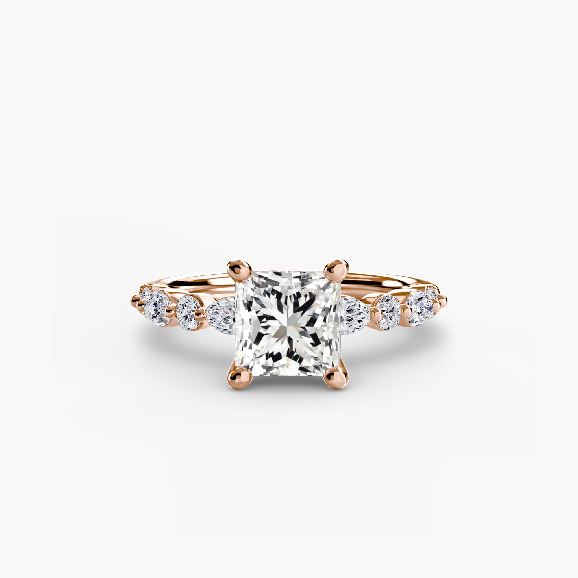 Solitaire with Eternity Pavé 2 EclectiCarat