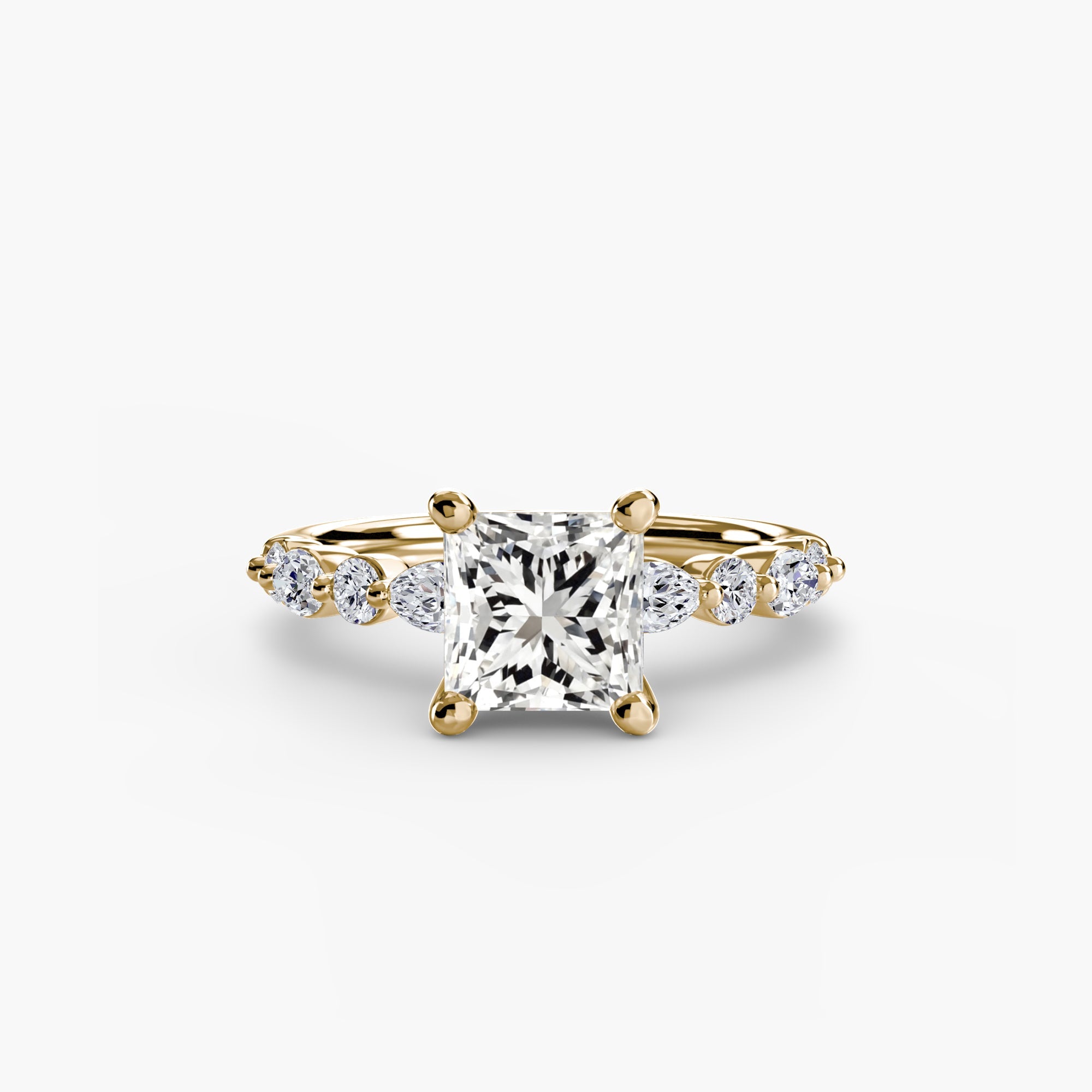Solitaire with Eternity Pavé 2 EclectiCarat