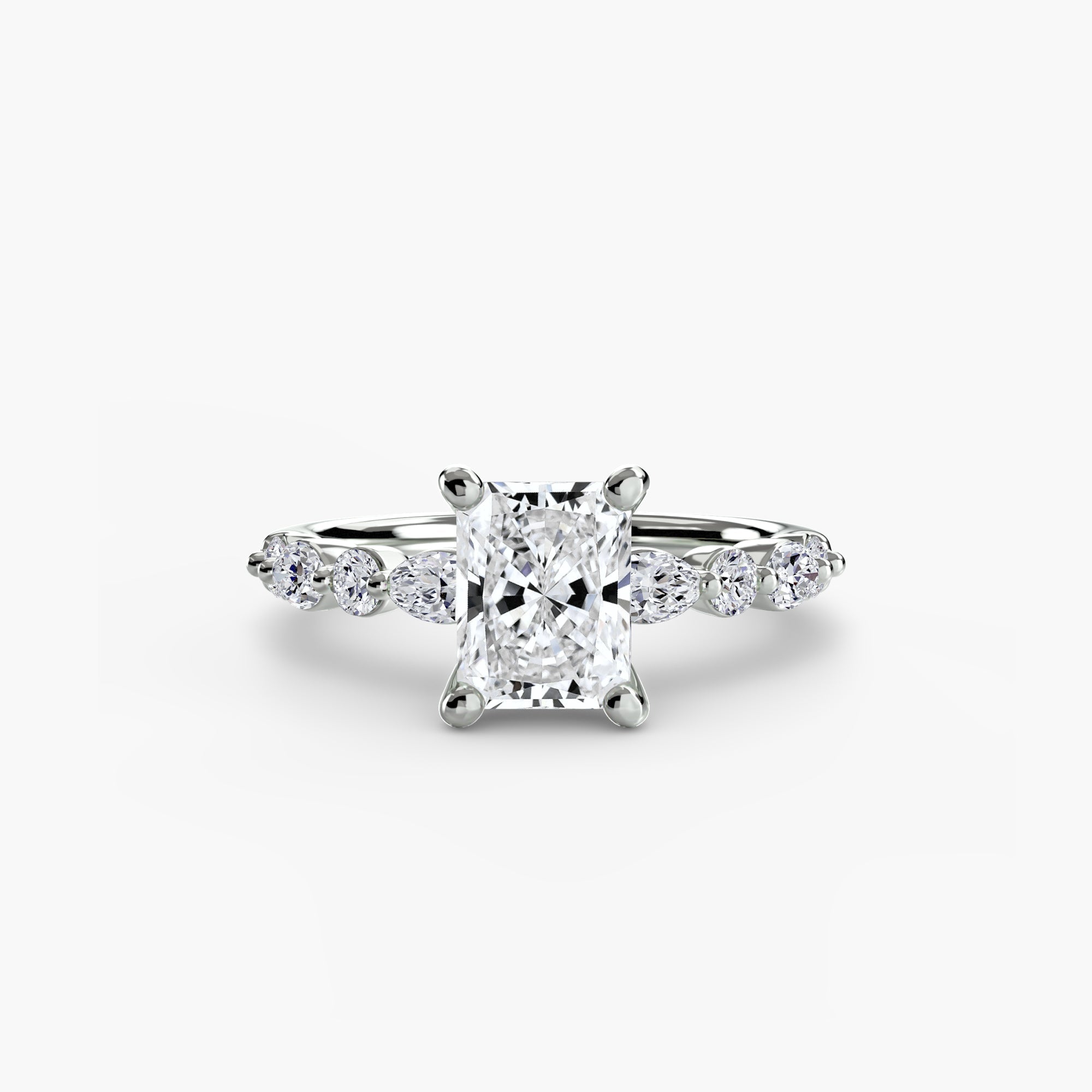Solitaire with Eternity Pavé 2 EclectiCarat