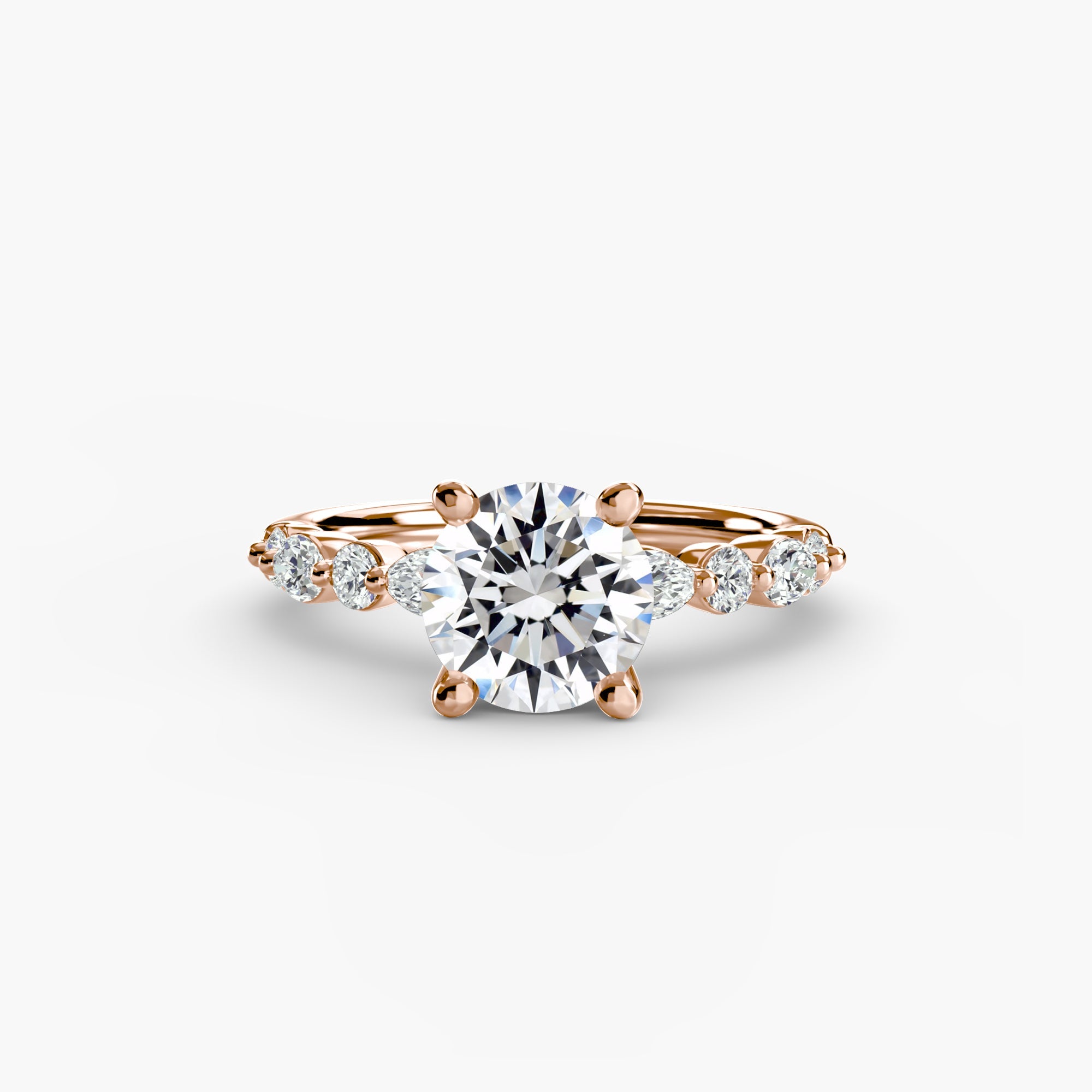 Solitaire with Eternity Pavé 2 EclectiCarat