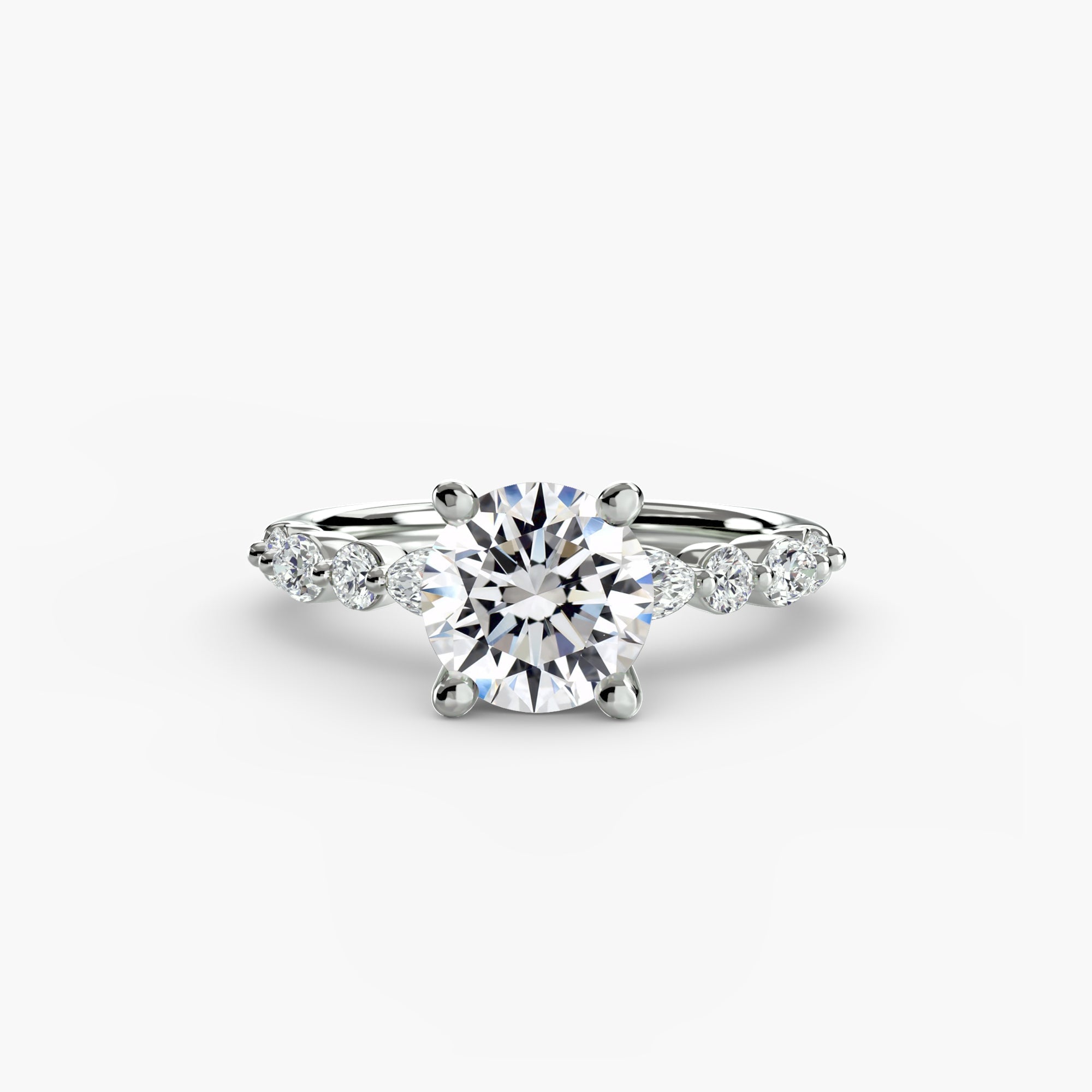 Solitaire with Eternity Pavé 2 EclectiCarat