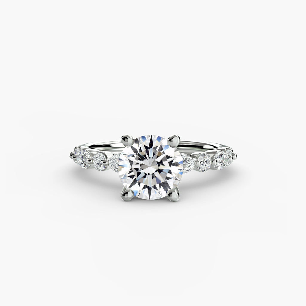 Solitaire with Eternity Pavé 2 EclectiCarat