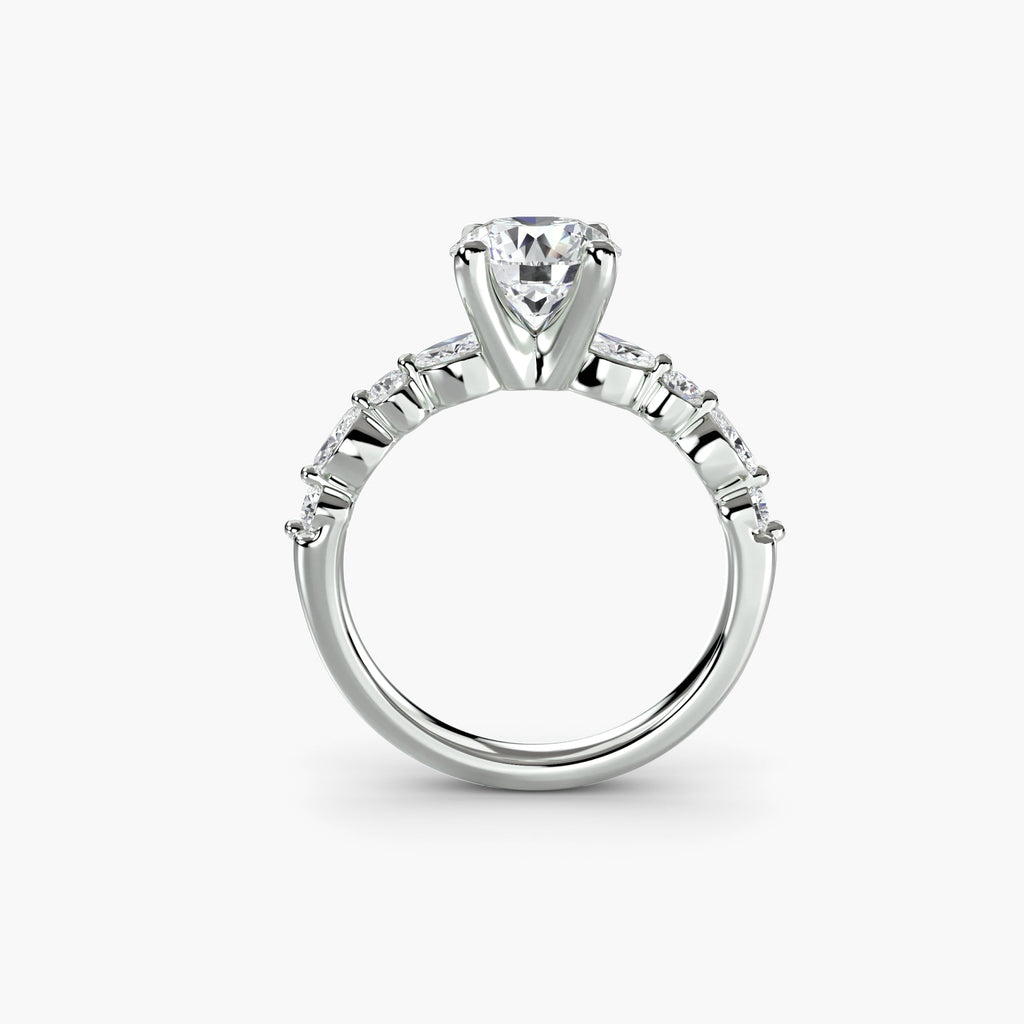 Solitaire with Eternity Pavé 2 EclectiCarat