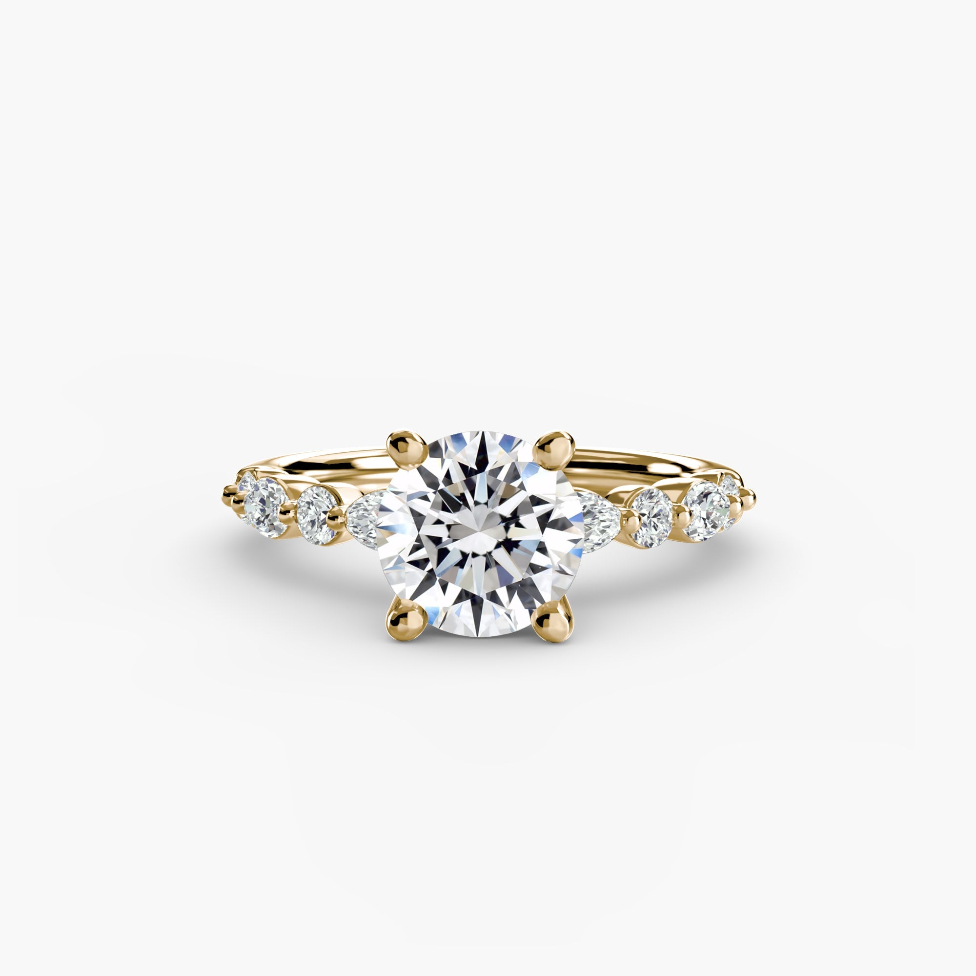Solitaire with Eternity Pavé 2 EclectiCarat